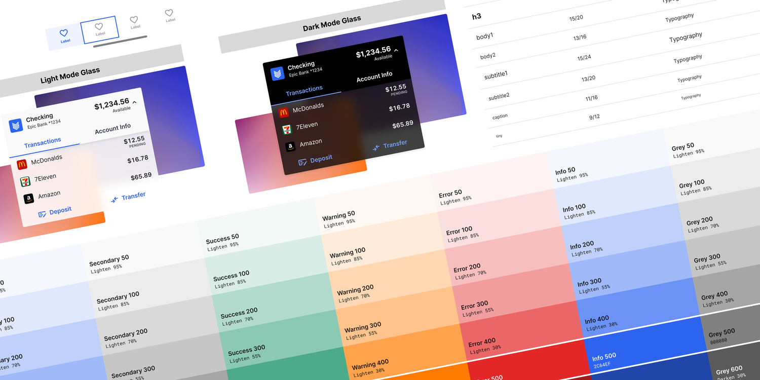 Shared AI component design system.